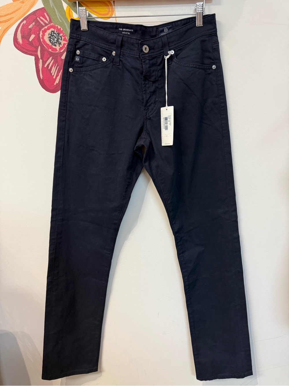 New Mens AG Adriano Goldschmied The Graduate Tailored Leg Jeans Size 28"x32"